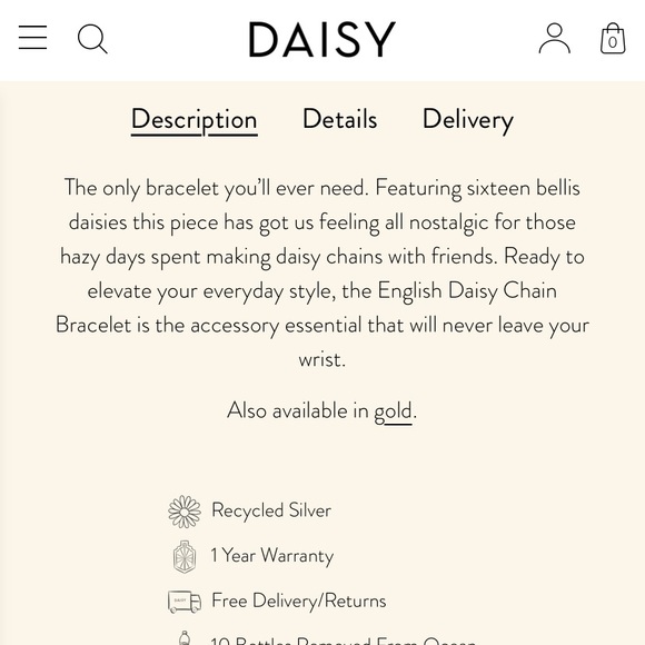 Daisy Chain Bracelet by Daisy London - Picture 5 of 6